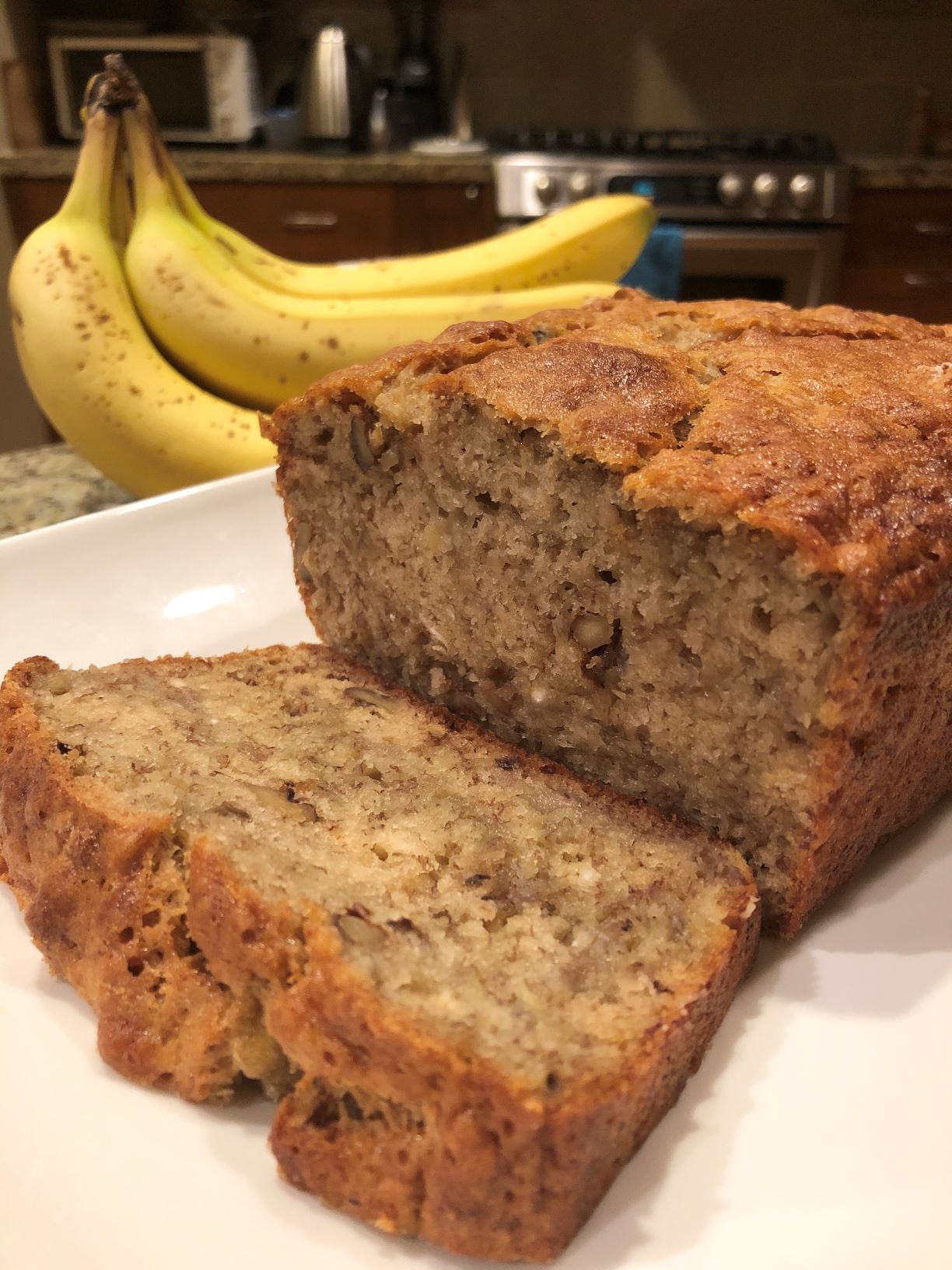 Janice SmellaQue’s long perfected Banana Bread