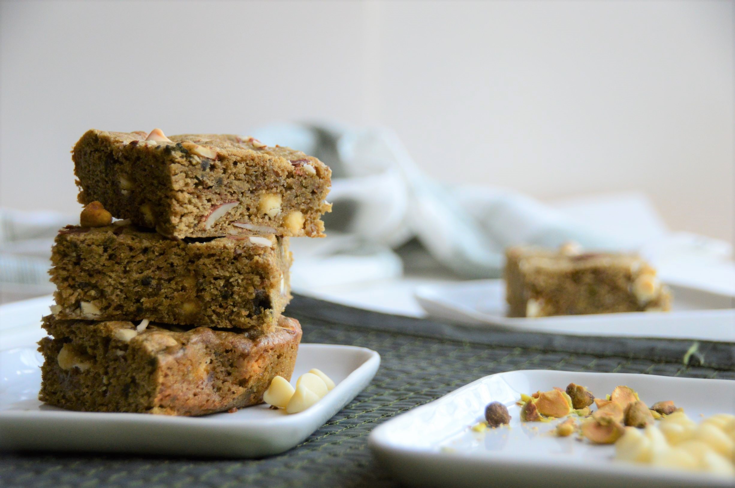 Matcha Green Tea Blondies